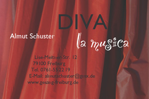 Visitenkarte DIVA la musica